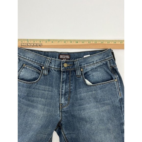 Michael Kors Jeans Mens 32 Blue 100% Cotton Straight Jeans 32 X 30 Casual Preppy - Picture 8 of 15